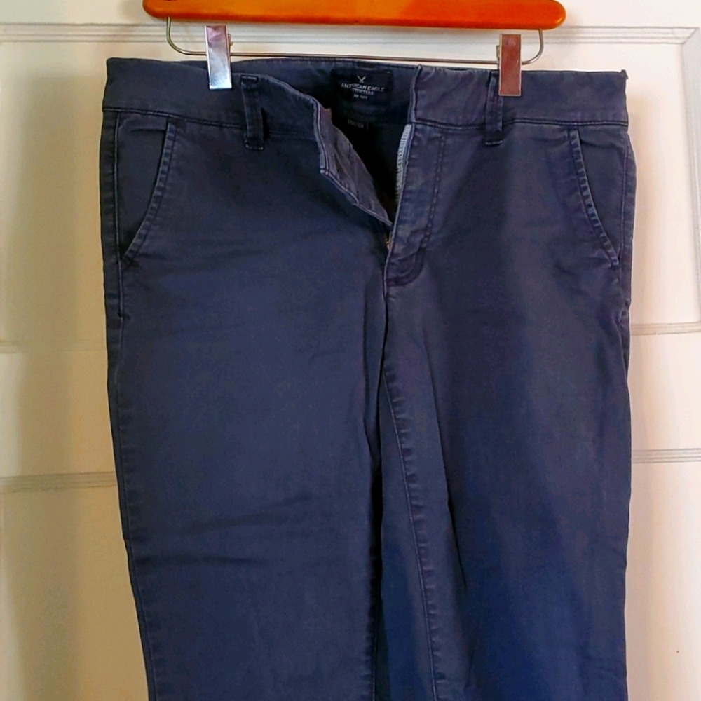Navy American Eagle Khakis